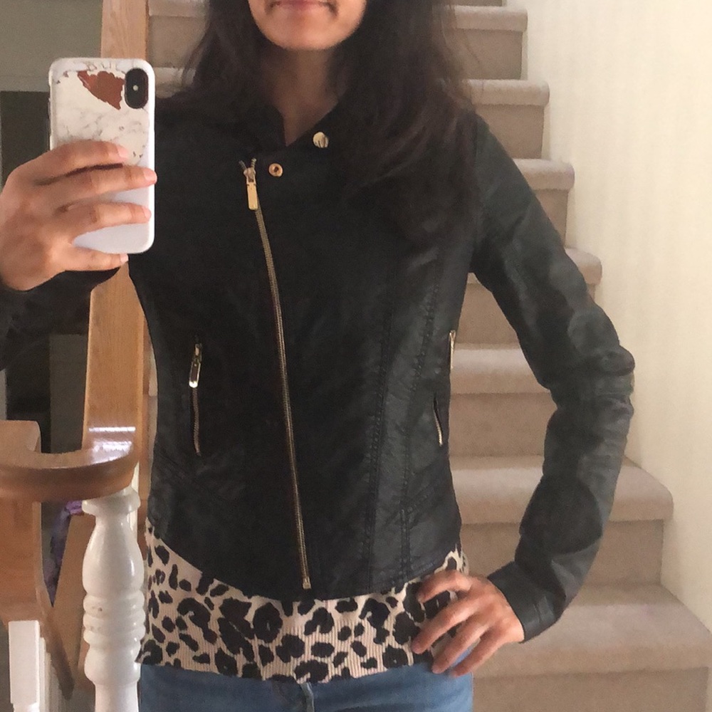 Faux leather jacket - Picture 6 of 7